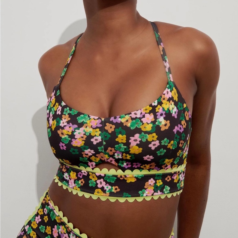 IVL floral sports bra